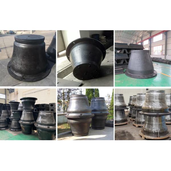 Цвет черноты обвайзера дока конуса NBR 800 морской износоустойчивый