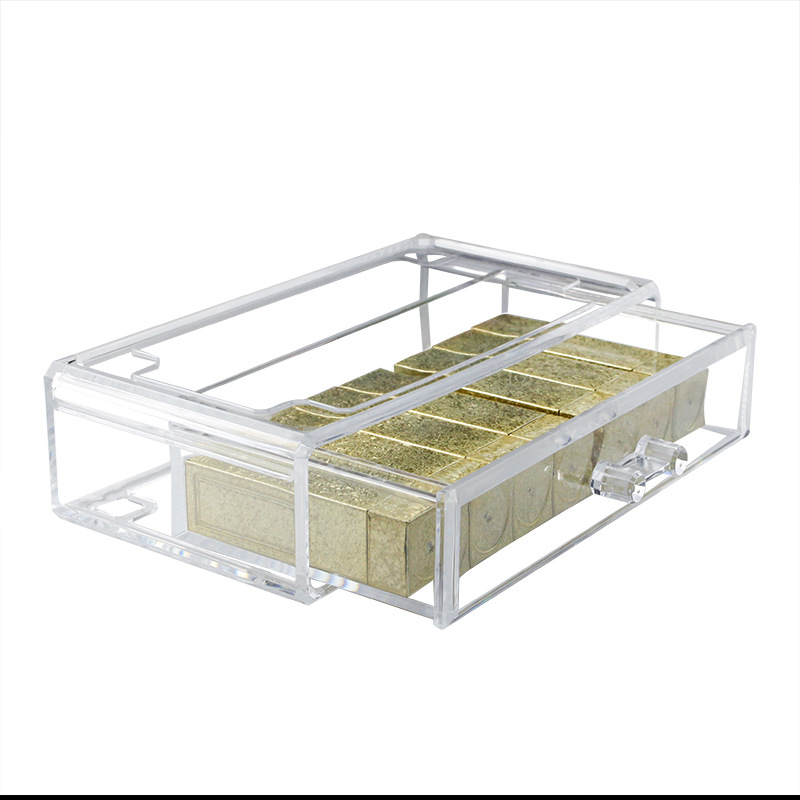 Transparent Acrylic Makeup Storage Box Drawer Top Beauty Skin Care Products Desktop Finishing Cosmetics Living Room Suitable