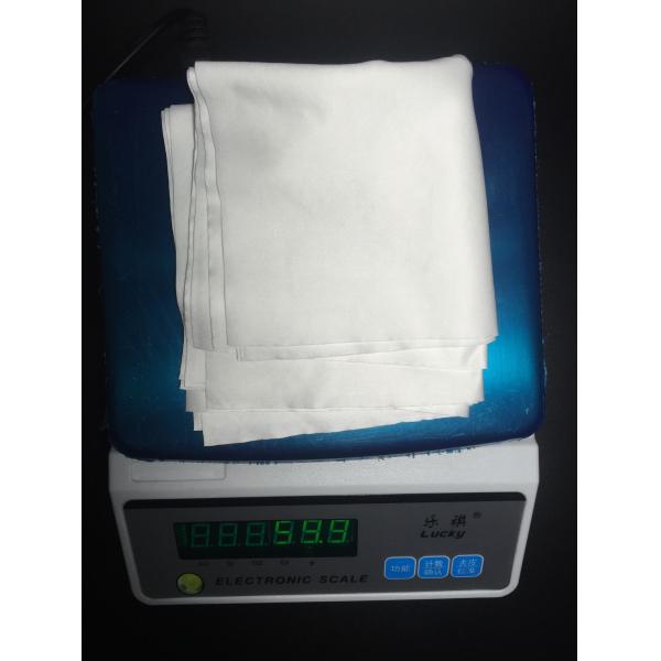 O laser feito malha do limpador da sala de limpeza do limpador de Microfiber cortou o corte Ultrosonic do calor cortou selado