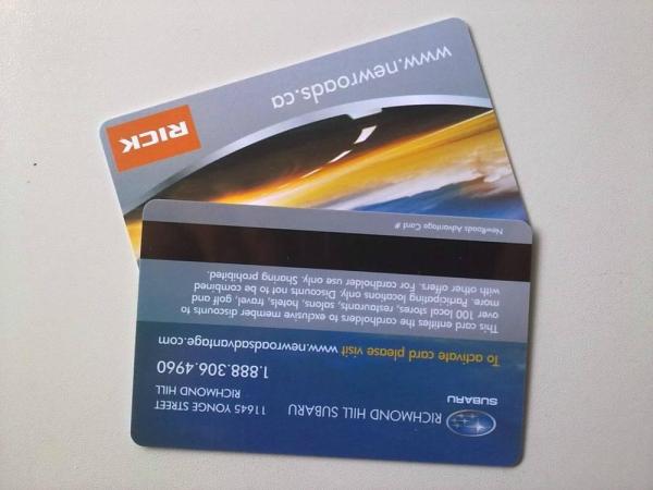 Eco - Friendly Mf Ultralight Blank Plastic Gift Hico Magnetic Stripe Card Light Weight For Anti Corrosion