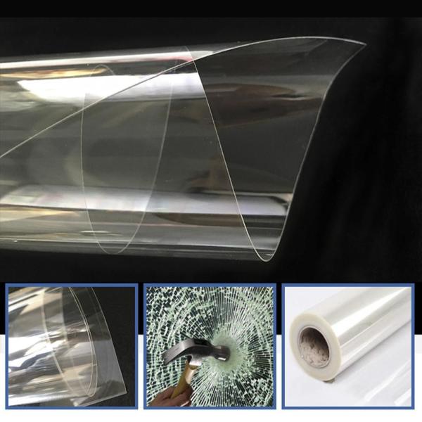 Anti Scratch Practical UV Windshield Tint , Self Adhesive Windshield Film For Car