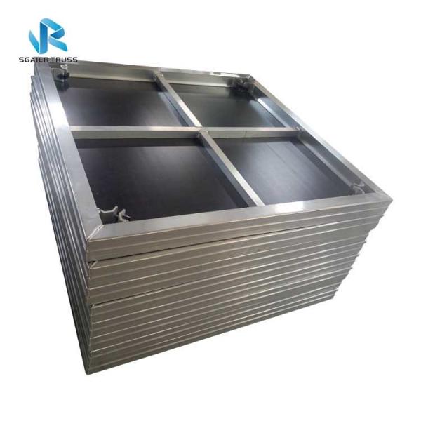 Smart Lightweight Portable Stage Platform Handrail , Mobile Outdoor Music Stage