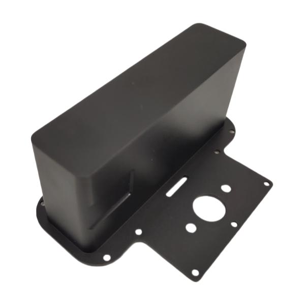 Prototipos rápidos ABS piezas mecanizadas de precisión negro para aplicaciones automotrices