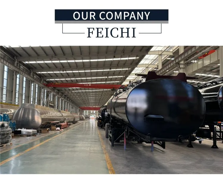 Feichi 2/3/4 Axles 20-60cbm Aluminium Fuel Tanker Semi Trailer Fuel Transport Tanker Semi Truck Trailer for Sale