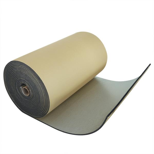 Self Adhesive Construction Heat Insulation Foam With Aluminium Foil One Side
