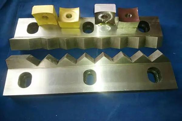 Plastic Rotary Cutter Blades D2 / SKD11 Material Plastic Bottle Crusher Blades