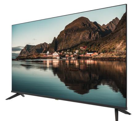 Multimedia 75 Inch Mini LED 4K TV Frameless Border With Plastic Housing