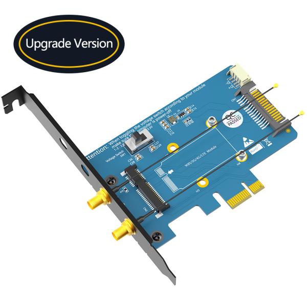 Mini PCI-E PCI Express в PCI-E 1x адаптер для Wi-Fi и 3G-4G-LTE карт