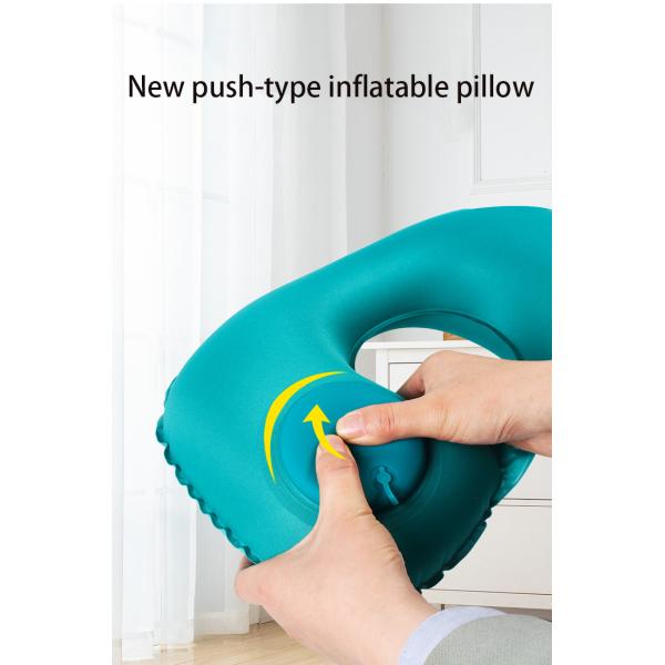 Removable and Washable Customized Wash Label Design Push-Type Travel Sleeping Pillow