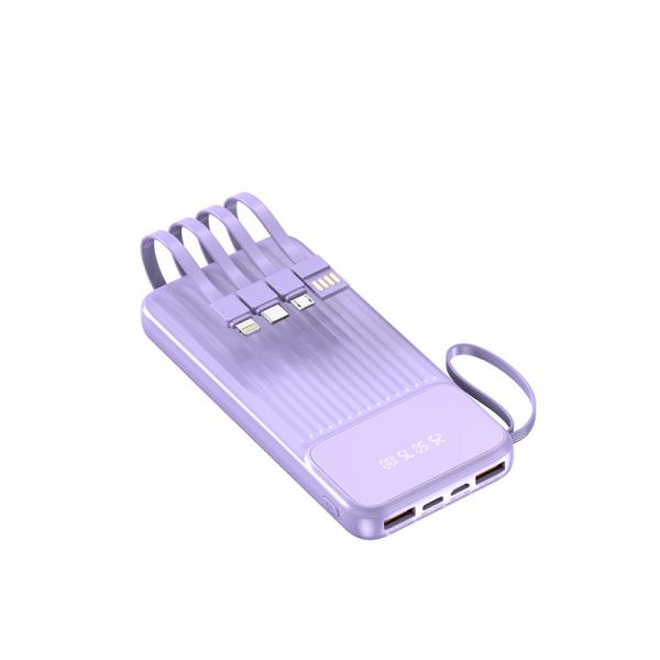 5V/2A Type-C Input Powerbank 10000mAh Slim Mobile Charger Power Bank With CE Certificate