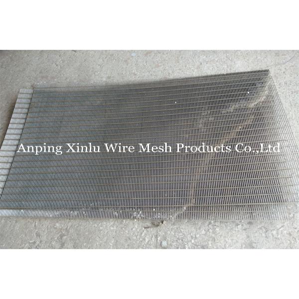1.2x2m SS304 Wedge Wire Screens Vibrating Screen Panels With Slot 2mm