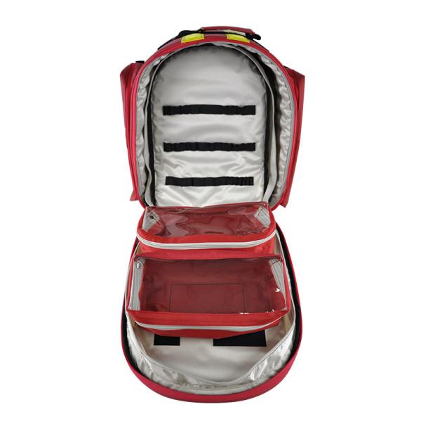 Large Capacity First Aid Responder Bag Empty Trauma Emergency Backpack