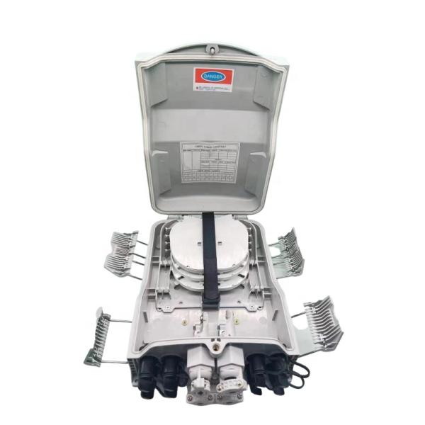 IP65 Outdoor Waterproof Fiber Optical Equipment Black Type Optical Fiber Distribution Box