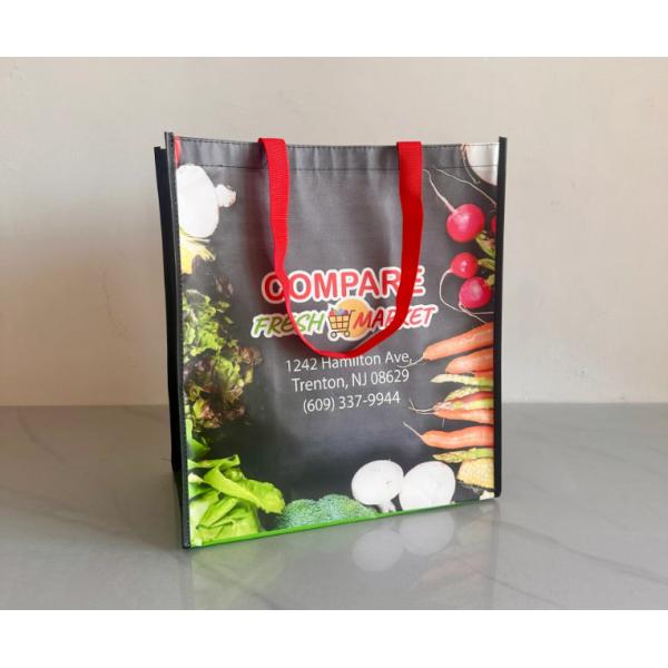 Printed Eco Grocery Printable Gift Reusable Recycled Non-Woven Laminate Promotional Custom Non Woven Shopping Tote Bag With Logo