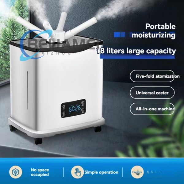 Farm 18 Liter Ultrasonic Fog Volume Manual Factory Corrosion-resistant Material Humidifier