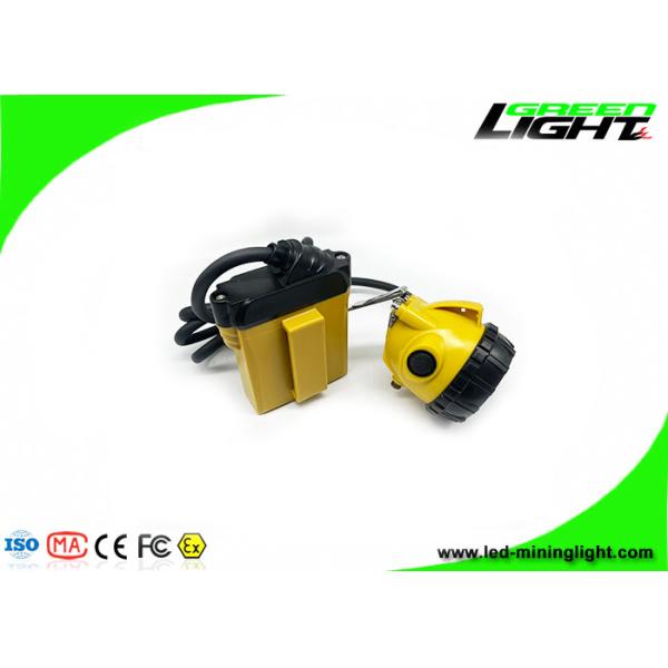 IP68 Waterproof Corded LED Mining Cap Lamp 25000 Lux Rechargeable Headlamp 10400MAh SAMSUNG Battery for Underground Mine