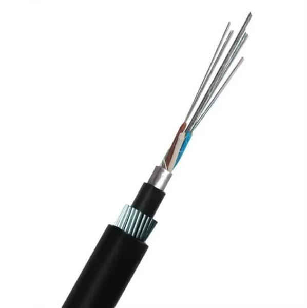 Underground Fiber Optic Cable GYTA33 24 32 36 48 72 96 144 Cores G652D SM Submersible  Underwater Cable For Direct Buried Laying