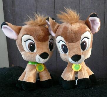 Brown 8 inch Disney Plush Toys Bambi Big Head Cartoon Stuffed Animals Customized