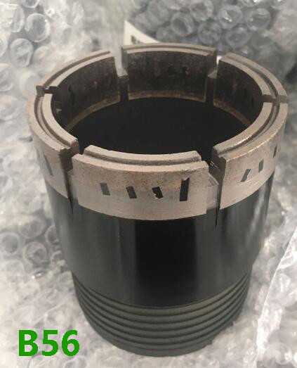 Вковка бурового наконечника диаманта ПДК Дя 56мм обрабатывая для средних/супер трудных образований