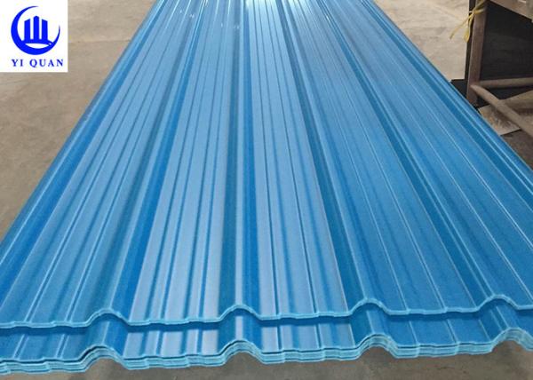 Folha plástica ondulada industrial dois de Upvc de 3 camadas trapezoidalmente