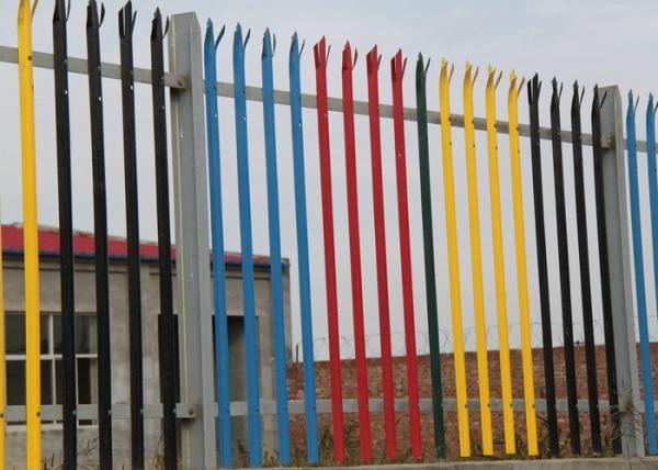 Swimming Pools Rail Steel Palisade Fencing Guard Decoration With Powder Coating