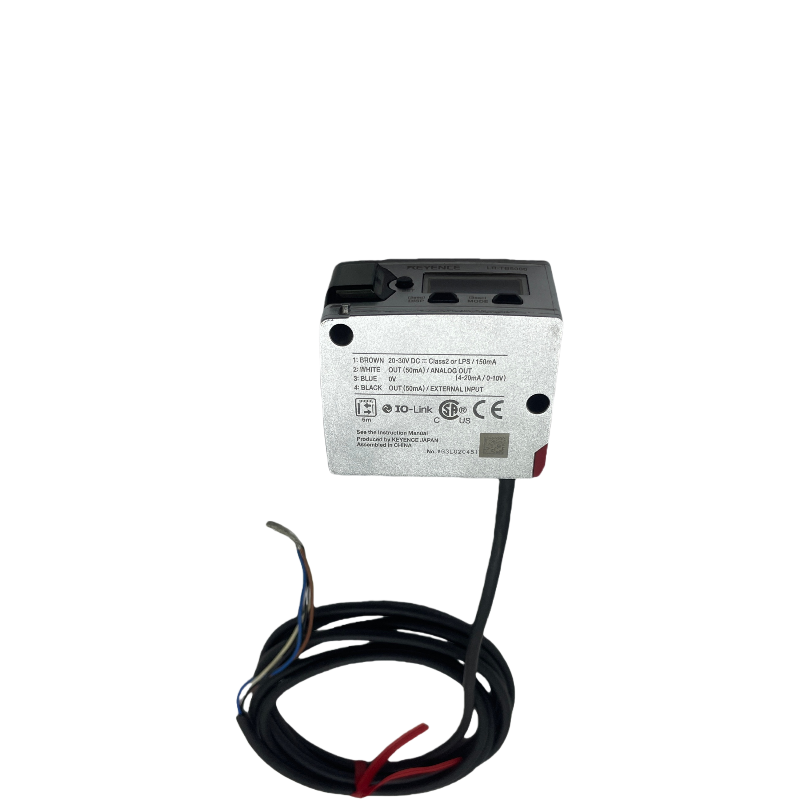 KEYENCE LR-TB5000 Laser Sensor 5m Detection Distance TOF Technology NPN Output High