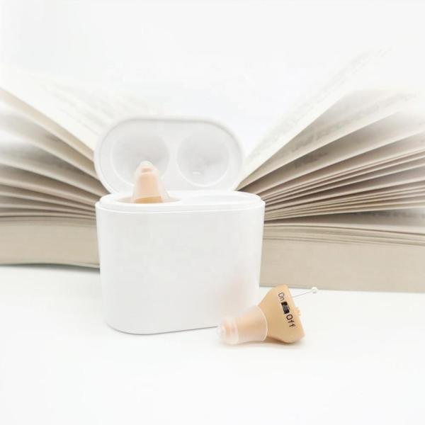 Retone Invisible Rechargeable Hearing Aids 32dB With Portable Charging Case