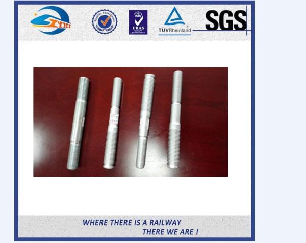 SS201 SS303 Stainless Steel Double Thread Bolt And Nut For Railway