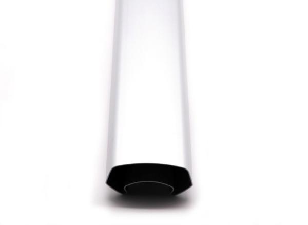 Industrial Extrusion Aluminum Flat Profile , Oval Aluminum Tube