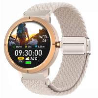 Woman Man Smart Watch 5ATM Waterproof GPS Built-in Dual-band GNSS Bluetooth Gold And Bluetooth Equipped