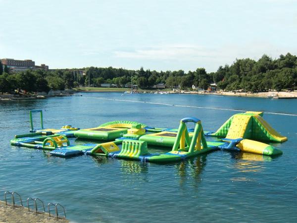 Jogos combinados infláveis do esporte de água do parque da água de Wibit para o adulto