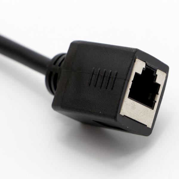 Customization 1M 2M 3M Cat5 RJ45 8P8C Female Socket To RJ45 Female Socket  Lan Ethernet Network Cable