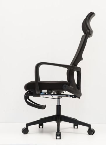 Elevador de gás alto preto de Mesh Arm Chair 100mm-70mm da parte traseira respirável