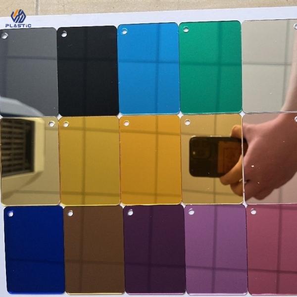 Flexible Cast Mirror Acrylic Plastic Sheet In 1220*2440mm Size Customization For Easy Laser Or CNC Machine Cutting