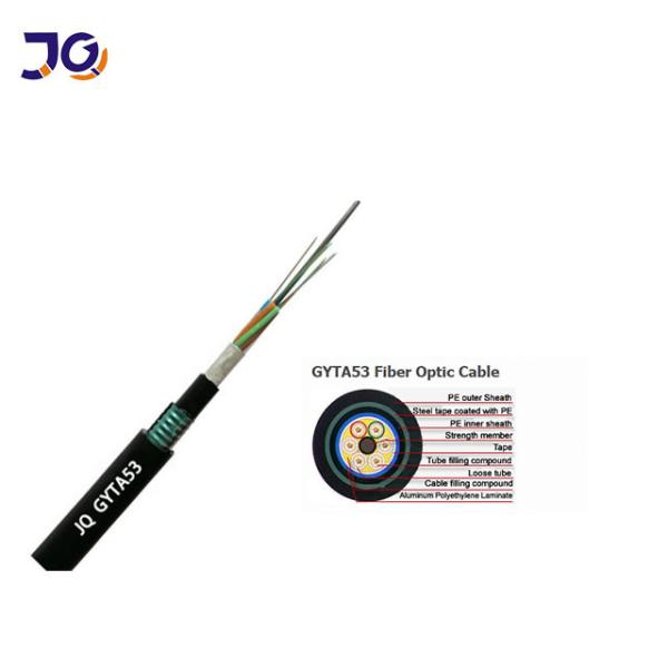 Underground Fiber Optical Cable Stranded Loose Tube Armored Fiber Optic Cable GYTA GYTA53