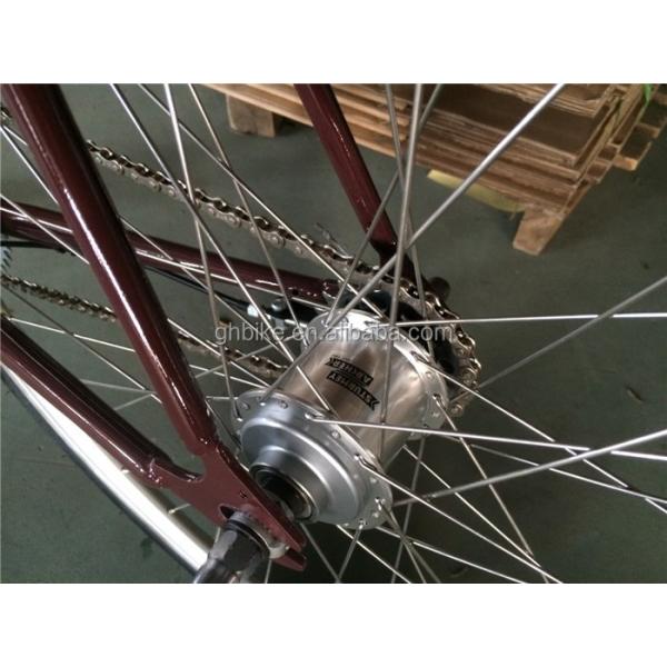 Retro Fixed Gear Bike Bicycle with Front Carrier Inner 3 Speed Road Bike To Be Ordered