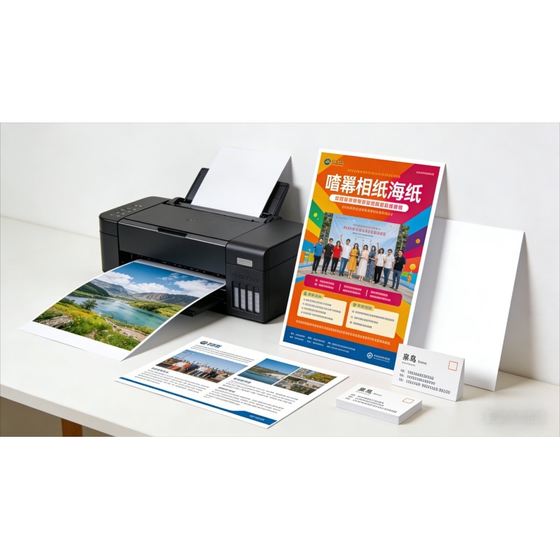 Glossy Coating Double Sided Photo Paper 140g A4 A3 For Brochures Menus