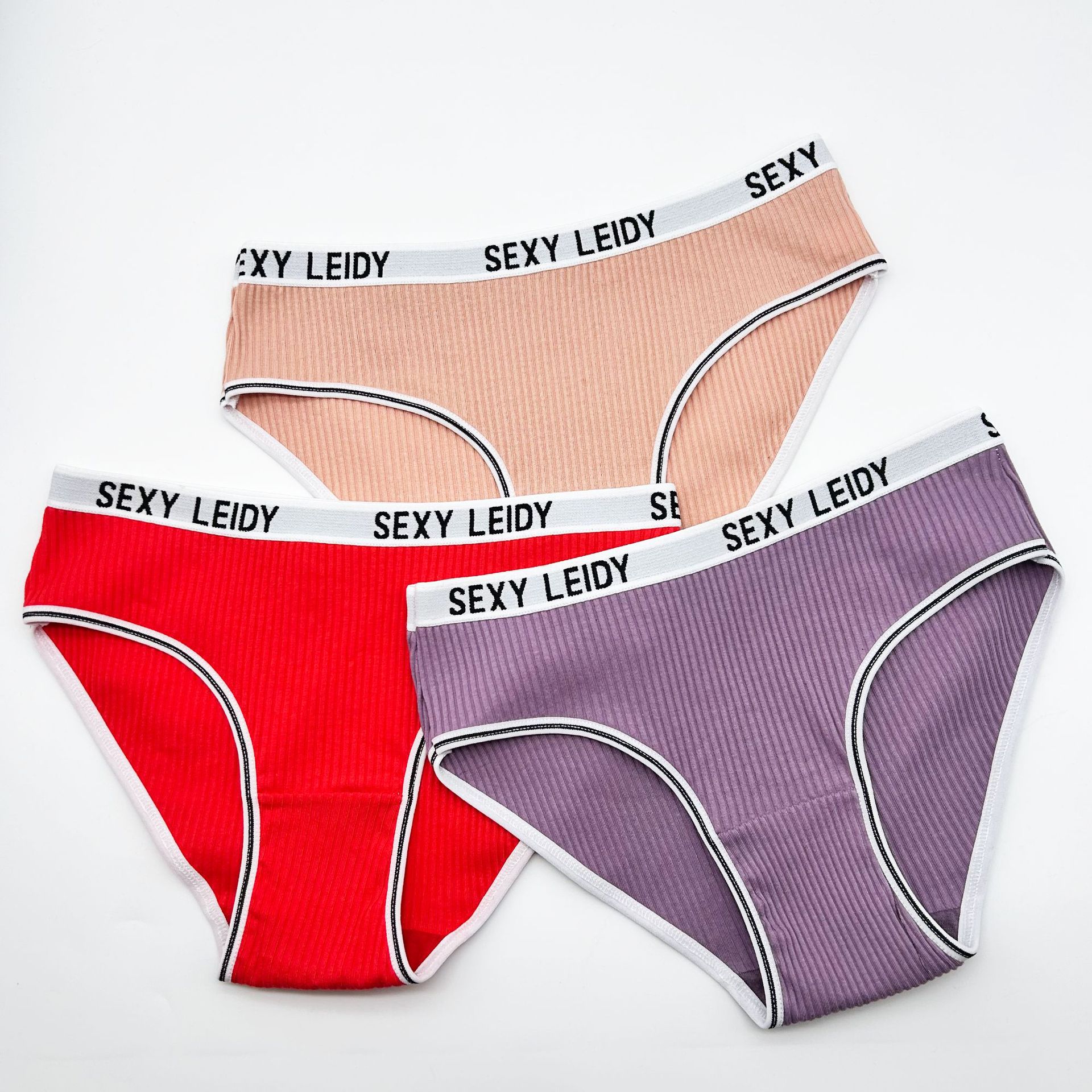 Wholesale Women High Quality 95% Cotton Fashionable Belt M-xl Women Brief Quality Slips Cotton Femme Lady Panty Briefs