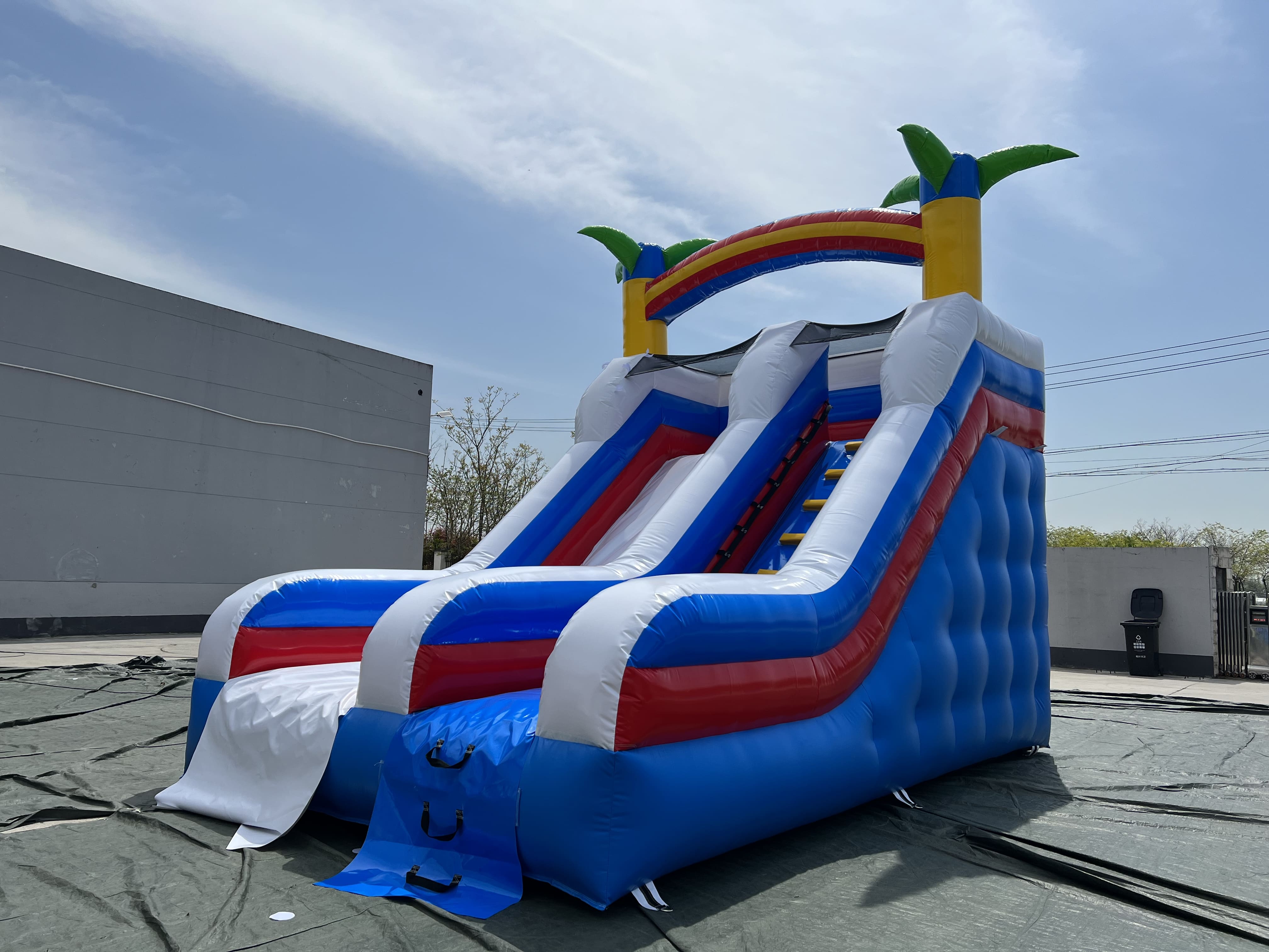 Commercial High Quality PVC Inflatable Water Slide Water Park Slide Customized Inflatable Bounce Slide for Sale