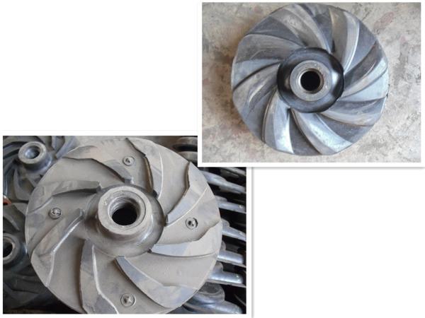 Metal Rubber Foam Transer Slurry Pump Spare Parts / Vertical Pump Parts