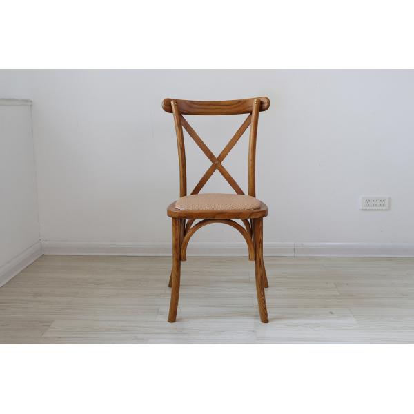 Silla de madera de boda de madera para banquetes y paquetes de correo