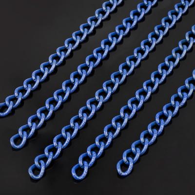 Customizable Plating Blue Chains Handbag Accessories Straps for Purse Chain Bag Handle