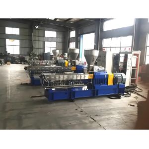 Twin Screw Extruder For Plastic Pipe Profile Raw Material Compounding Granule Production Machine