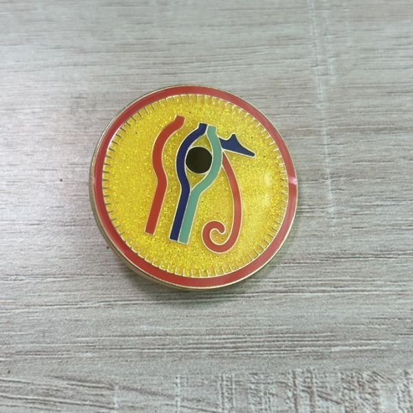 Studio Ghibli Spirited Away Chihiro with Haku Dragon Enamel Pin, Anime Character Collectible Badge