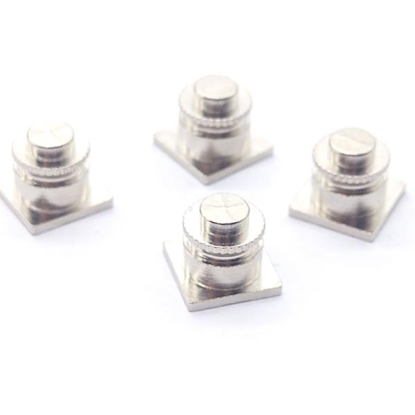 0.005mm Tolerance Precision Nickel Plated Cylindrical Locating Pins CNC Machining