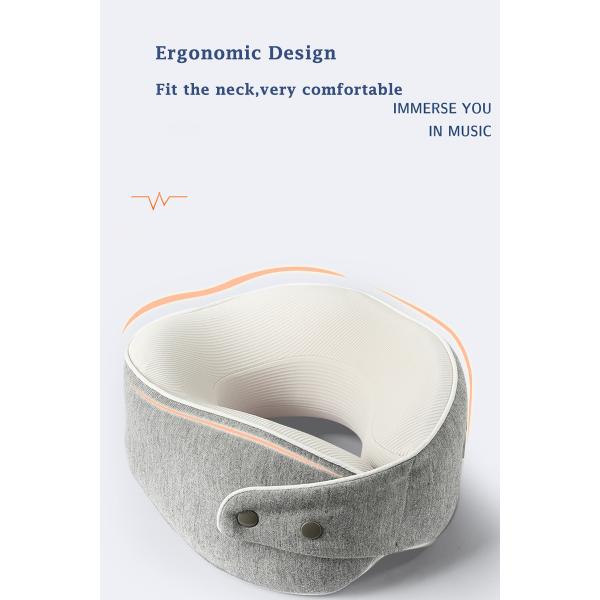 Bravo U Shape Bluetooth Music Neck Pillow for Car Neck Rest Pillow 23*21*11cm Features