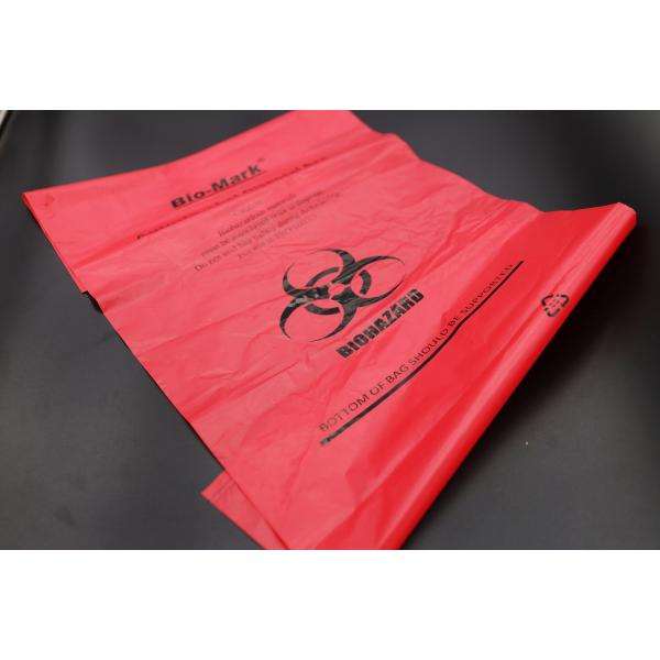 Устранимый Biodegradable Autoclavable отход Biohazard кладет в мешки для домочадца