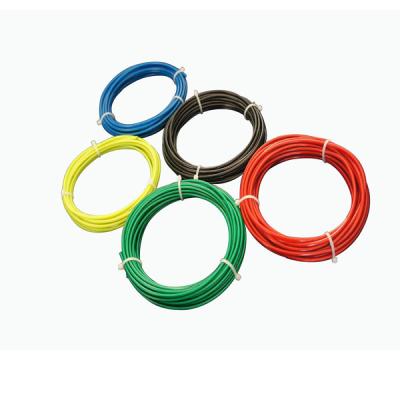 Résistance câble en acier recouvert de plastique câble en acier galvanisé revêtu de PVC