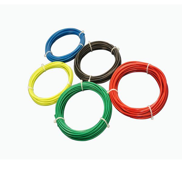 Résistance câble en acier recouvert de plastique câble en acier galvanisé revêtu de PVC