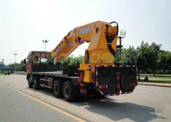 Semi Knuckle Boom Electric Hydraulic Truck Crane 140 Ton Impact Resistance